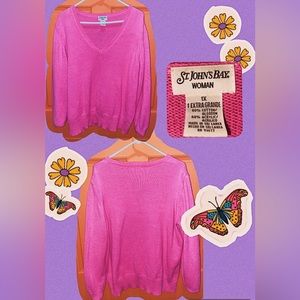 Bubblegum pink Barbie core true vintage knit sweater
